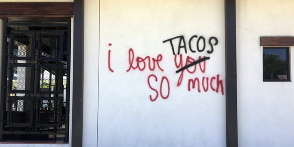 I love tacos dalla mural