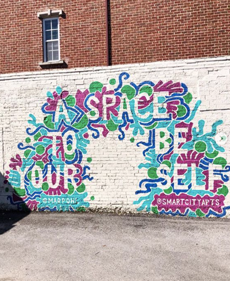 A Space To Be Yourself Mural