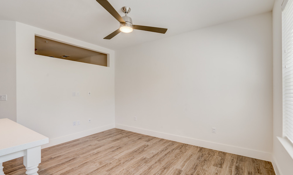 Old East Dallas luxury apartment living room