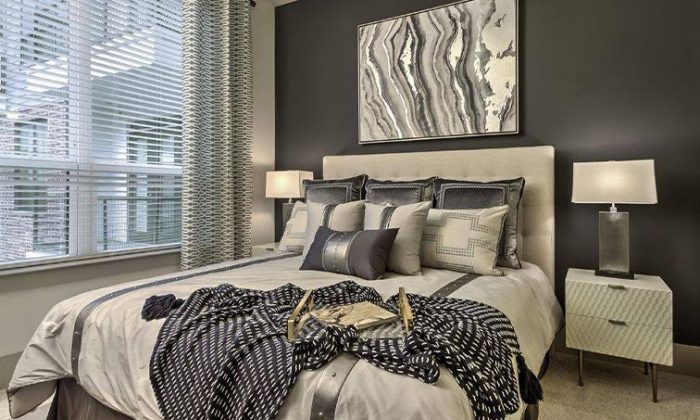 Dallas Henderson luxury apartment bedroom