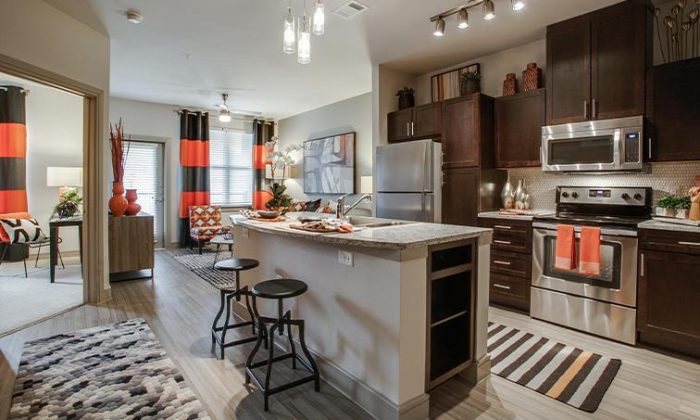 Dallas Lake Highlands luxury apartment kitchen