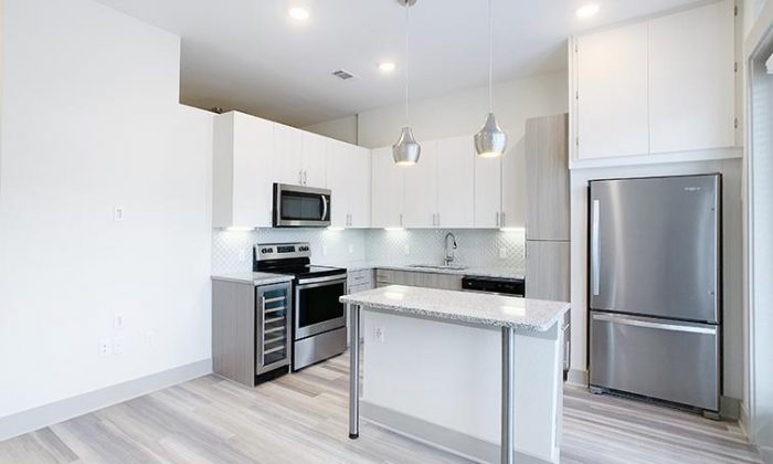 Dallas Lakewood luxury apartment kitchen