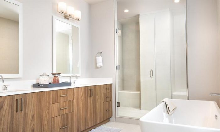 Dallas Plano luxury apartment bathroom