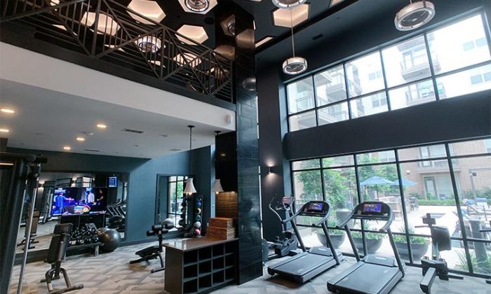 Dallas Richardson luxury apartment gym fitness center