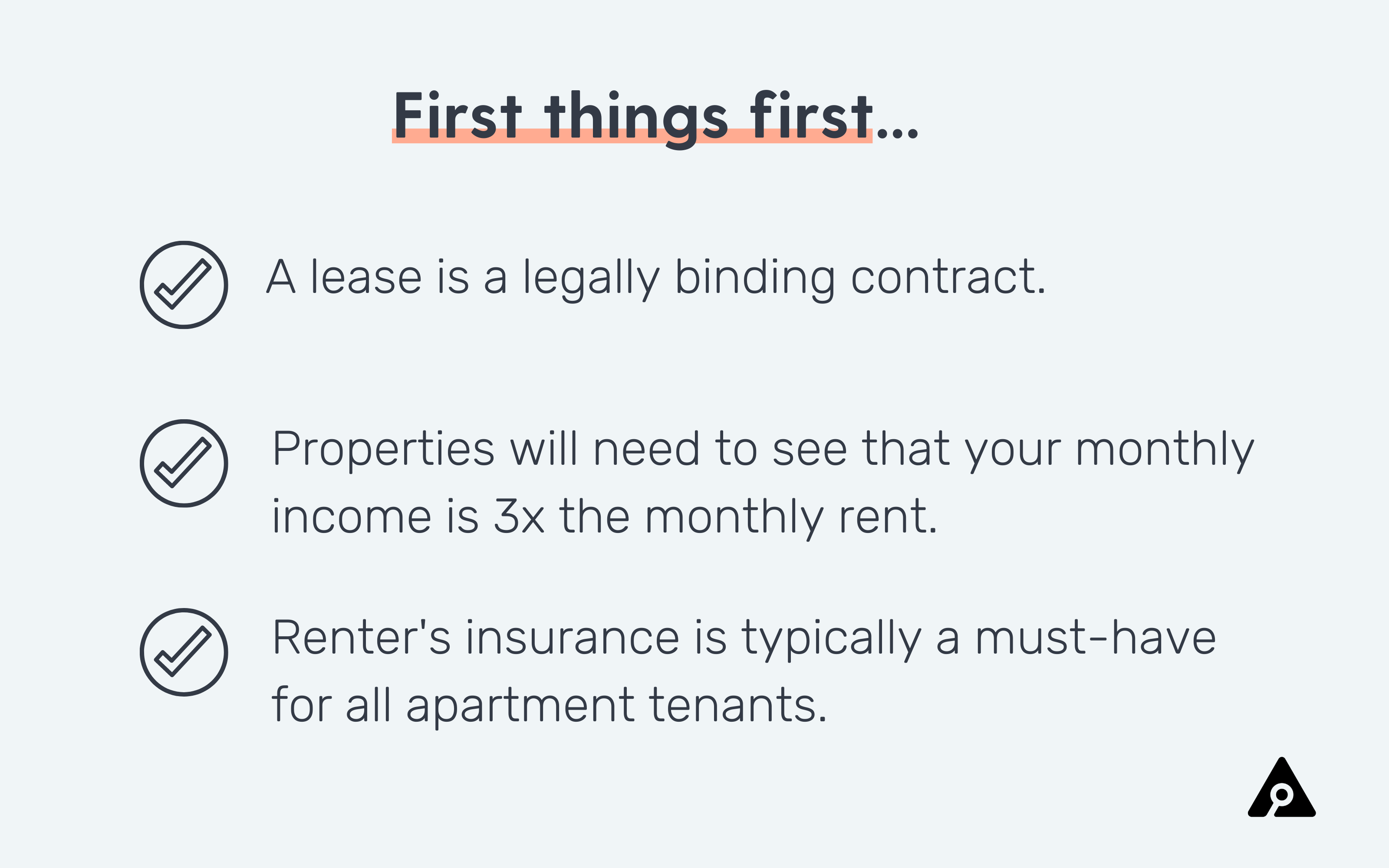 signing first lease