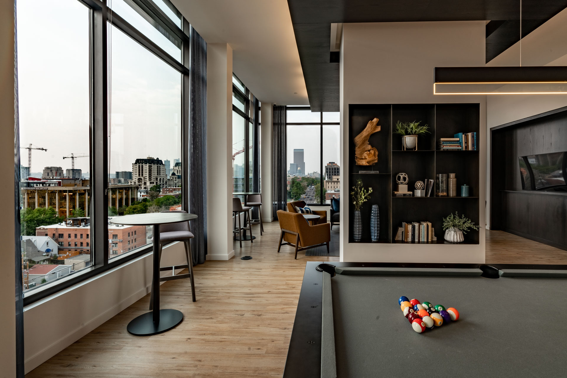 Social Area in Denver Apartment Complex