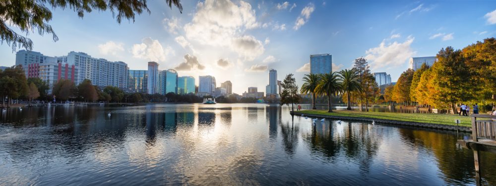 Lake Eola Park Orlando Florida