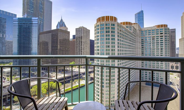 Apartment view in Streeterville