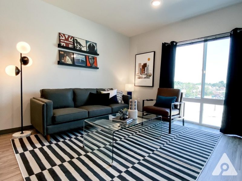 Denver Luxury Apartment Living Room