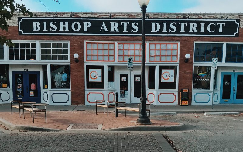 Bishop Arts District storefronts