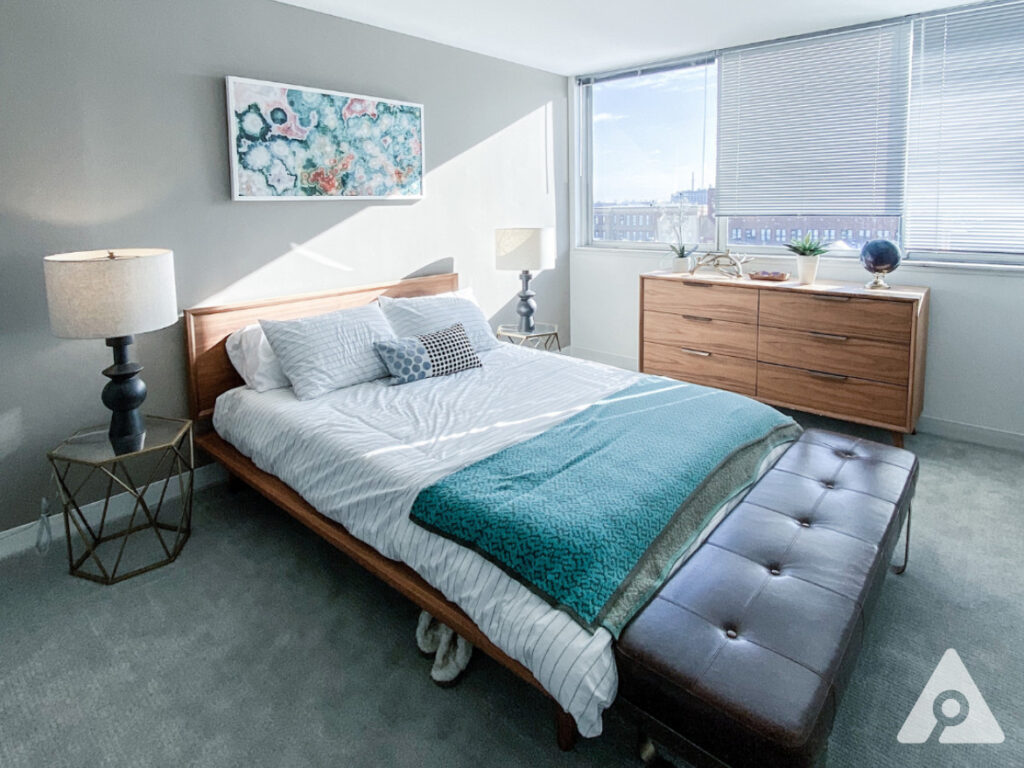 Chicago apartment bedroom