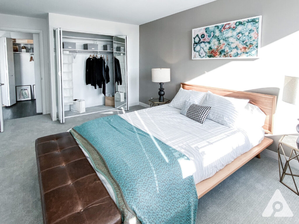 Chicago apartment bedroom
