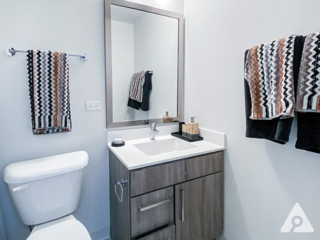 Chicago apartment bathroom