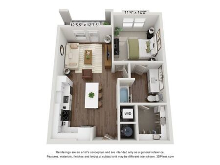 Fossil Creek Apartment Floor plan