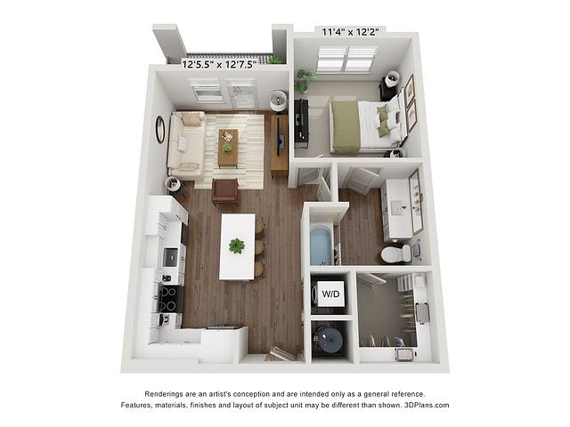 Fossil Creek Apartment Floor plan