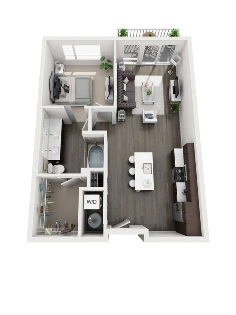 University Hills Apartment Floor Plan