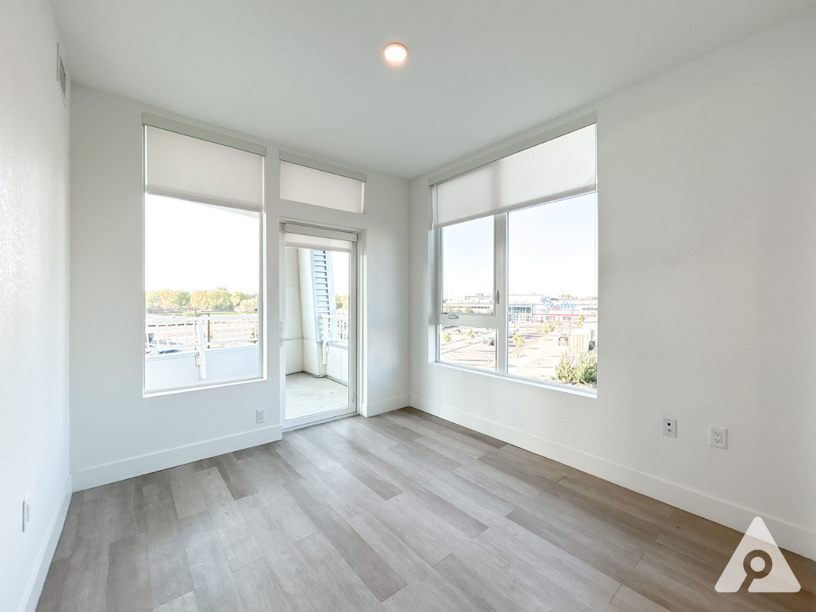 Denver Apartment - Bedroom with walk-out balcony