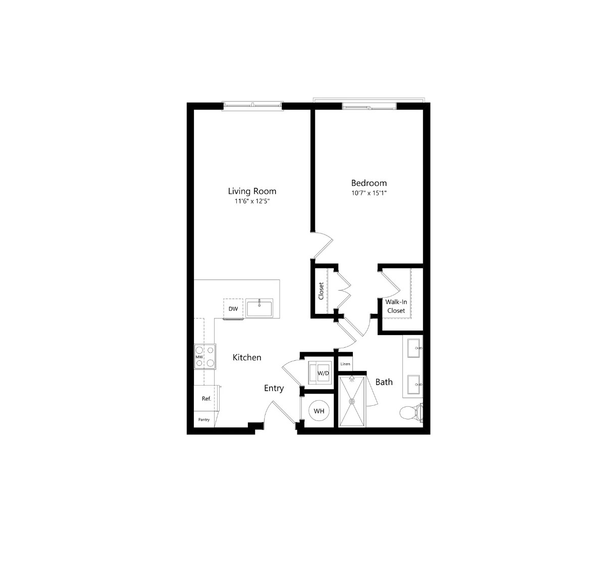 Dallas Apartment Floor Plan