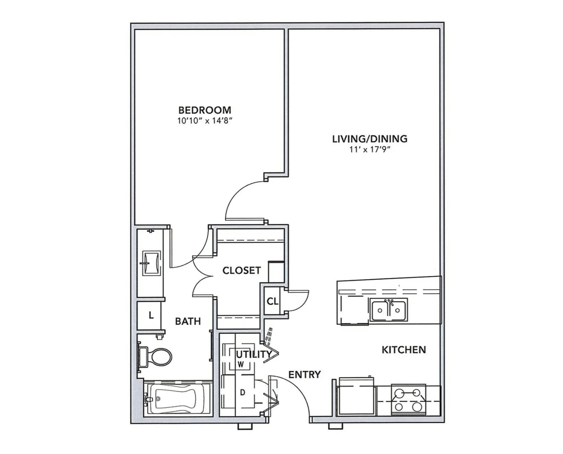 Dallas Apartment Floor Plan