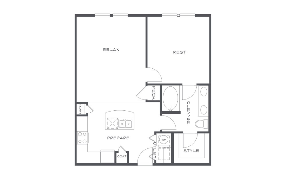 Dallas Apartment Floor Plan