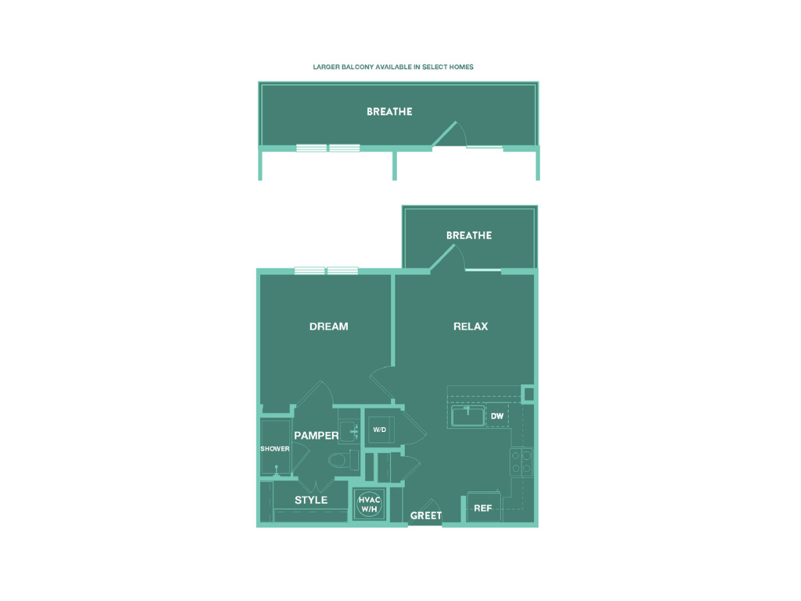 Austin Apartment floor plan