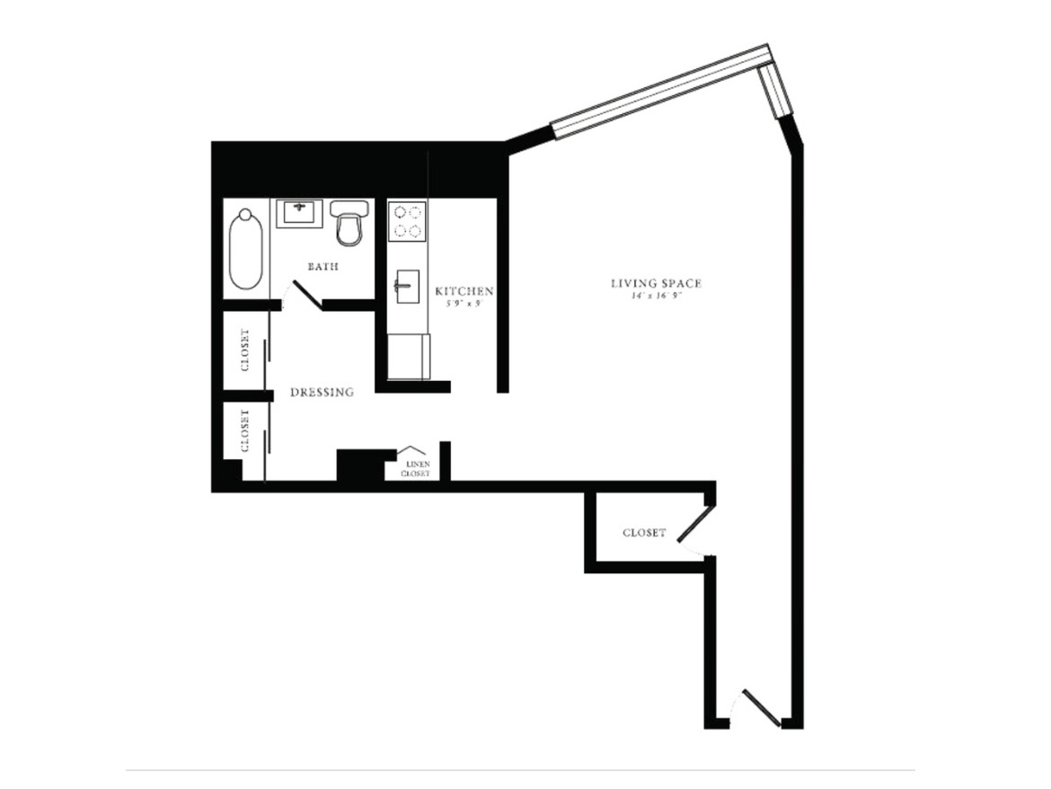 Chicago Apartment floor plan