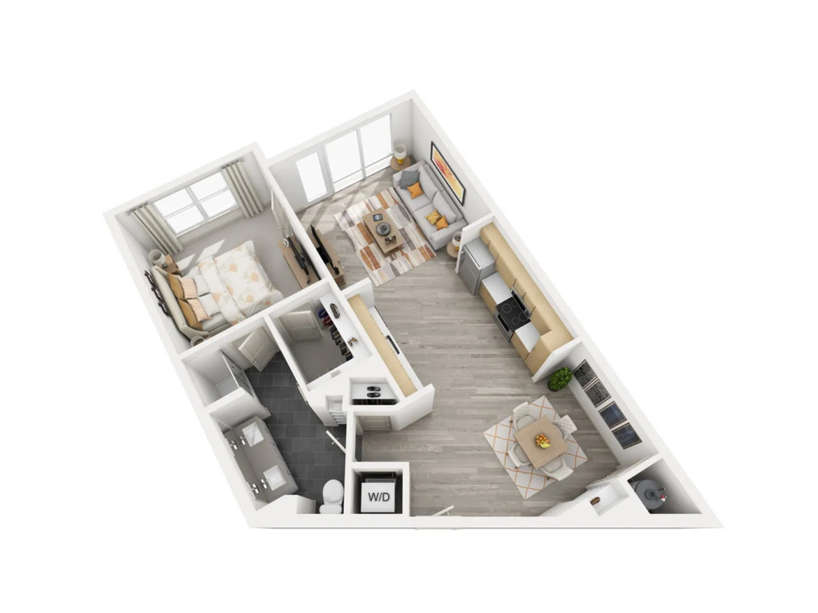 North Austin Apartment Floor Plan