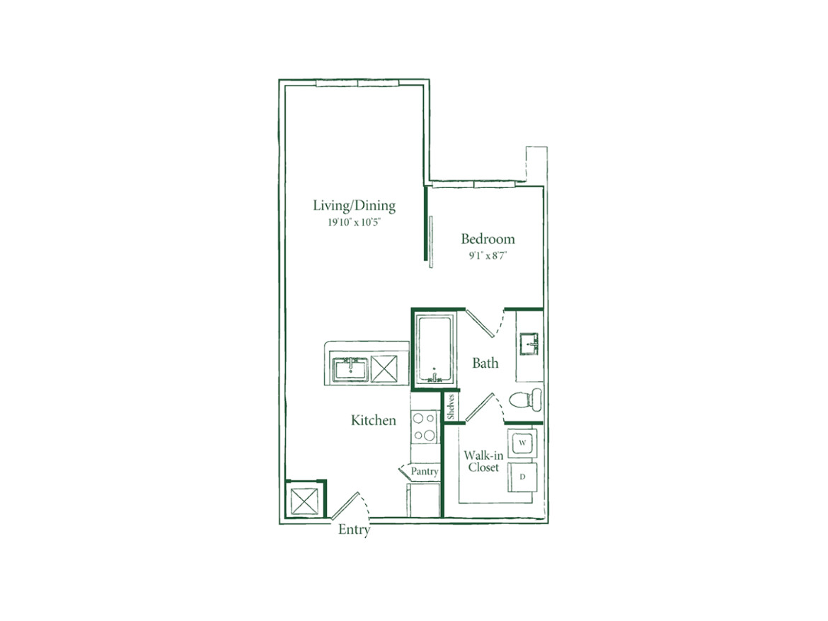 Austin Apartment floor plan