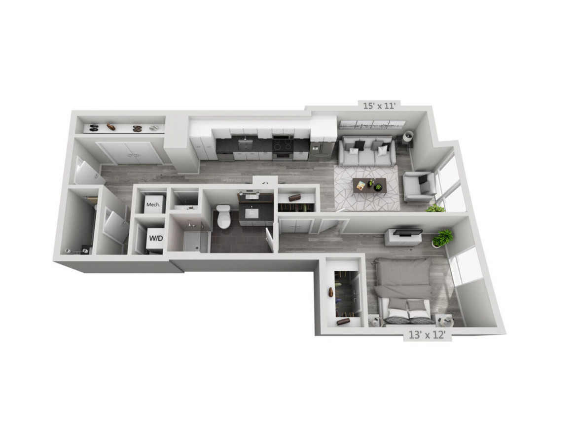 Austin Apartment floor plan