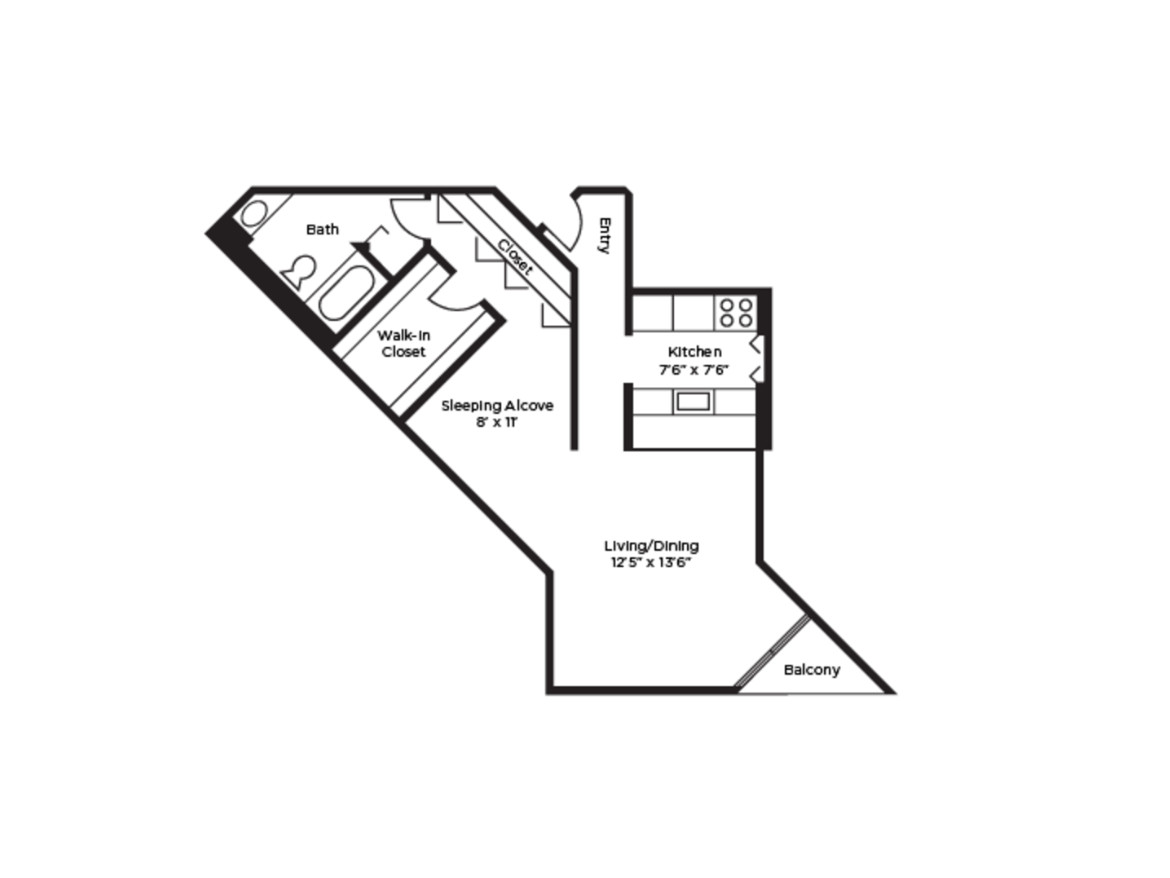 Chicago Apartment floor plan