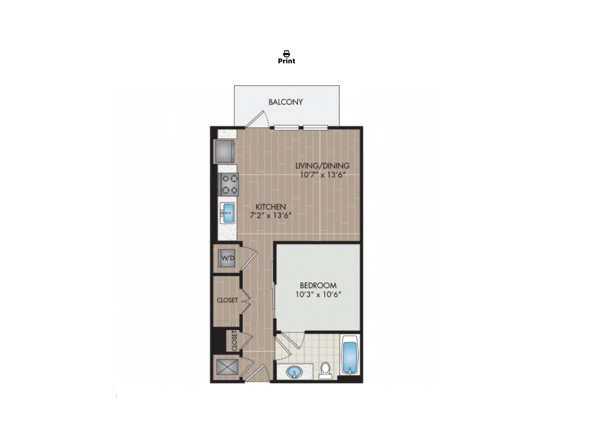 Dallas Apartment Floor Plan