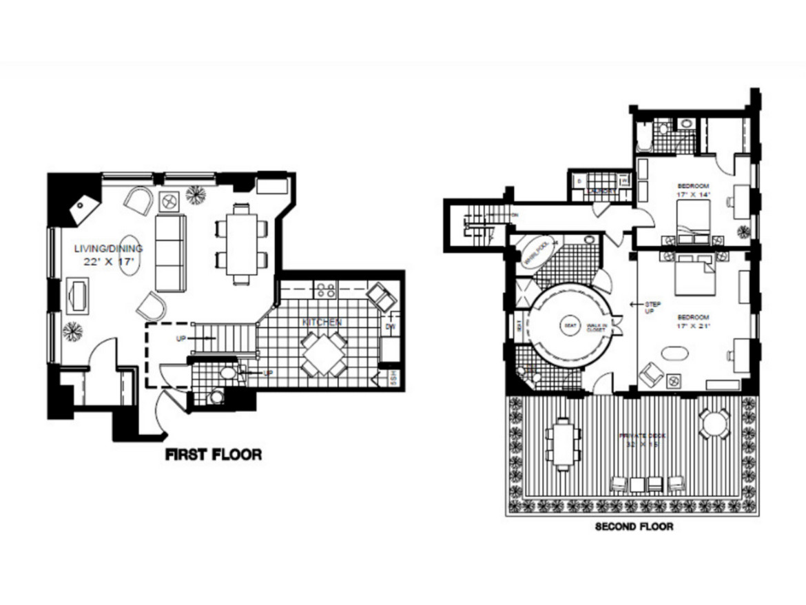 Downtown Fort worth Penthouse Floorplan