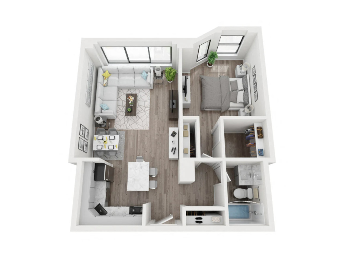 Chicago Apartment - Floor Plan