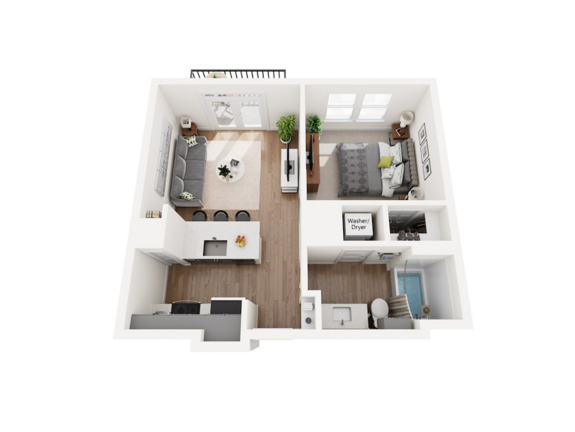 San Antonio Apartment - Floor Plan