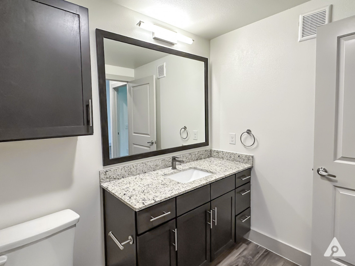 Austin apartment bathroom