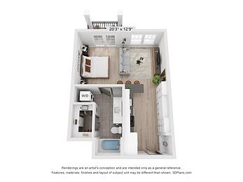 Dallas Apartment Floor Plan