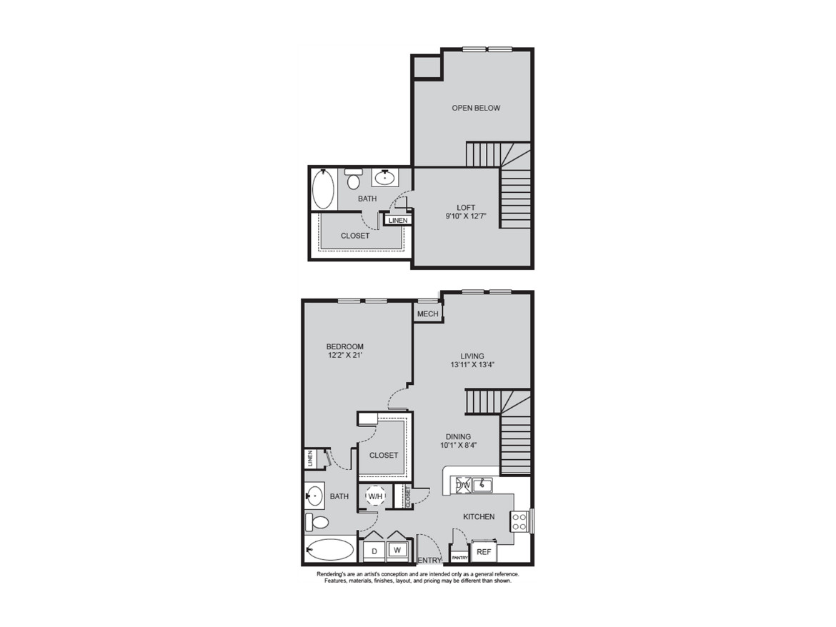 Dallas Apartment Floor Plan