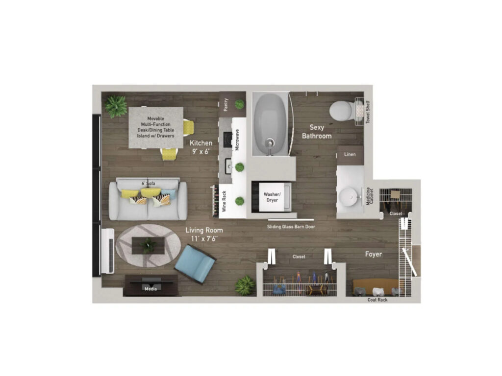 Chicago Apartment floor plan