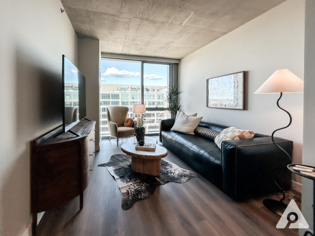 Chicago Apartment living room