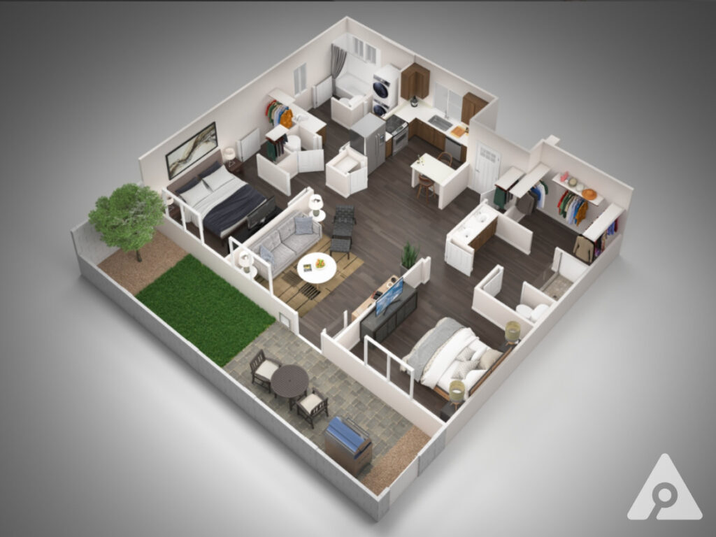 Keller Apartment Floor Plan