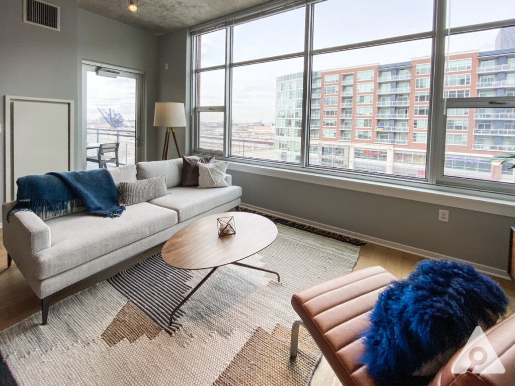Chicago Apartment living room