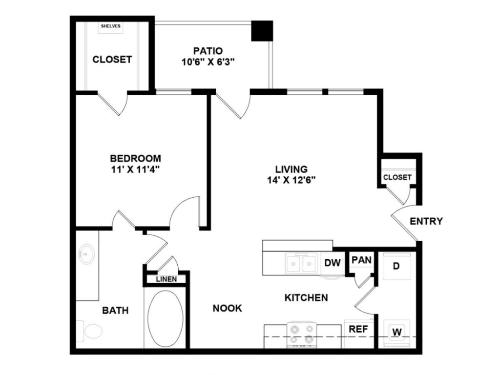 Alliance Apartment FLoorplan
