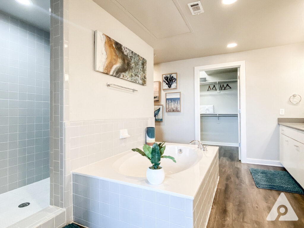 University Apartment Bathroom