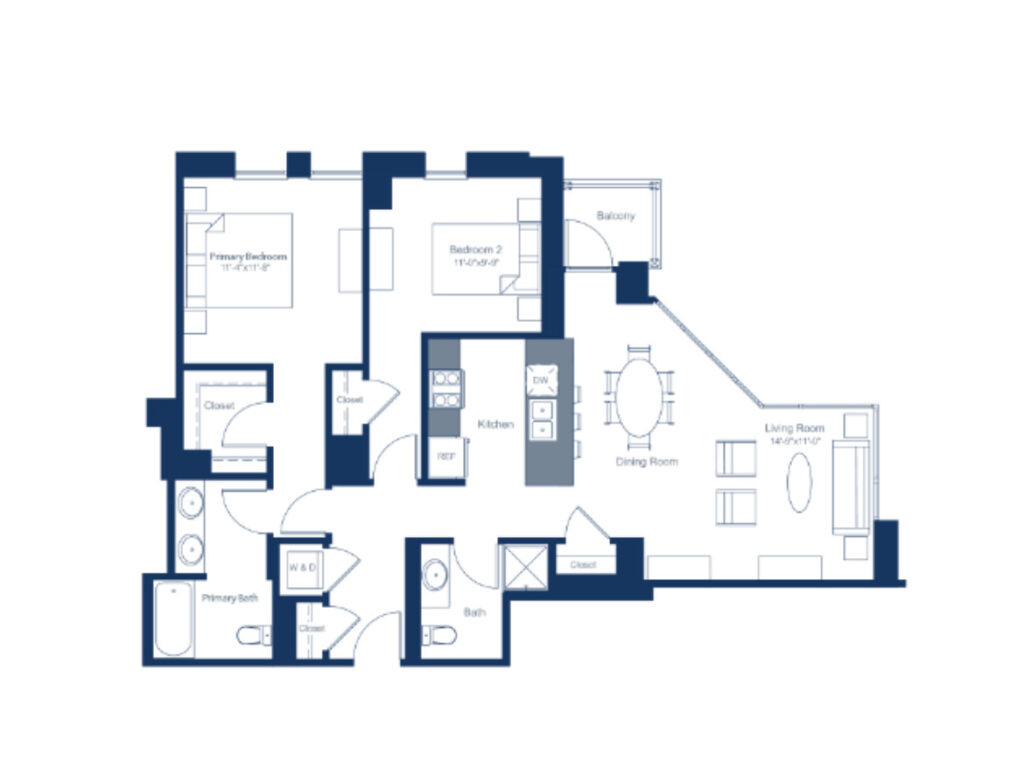 Chicago Apartment floor plan