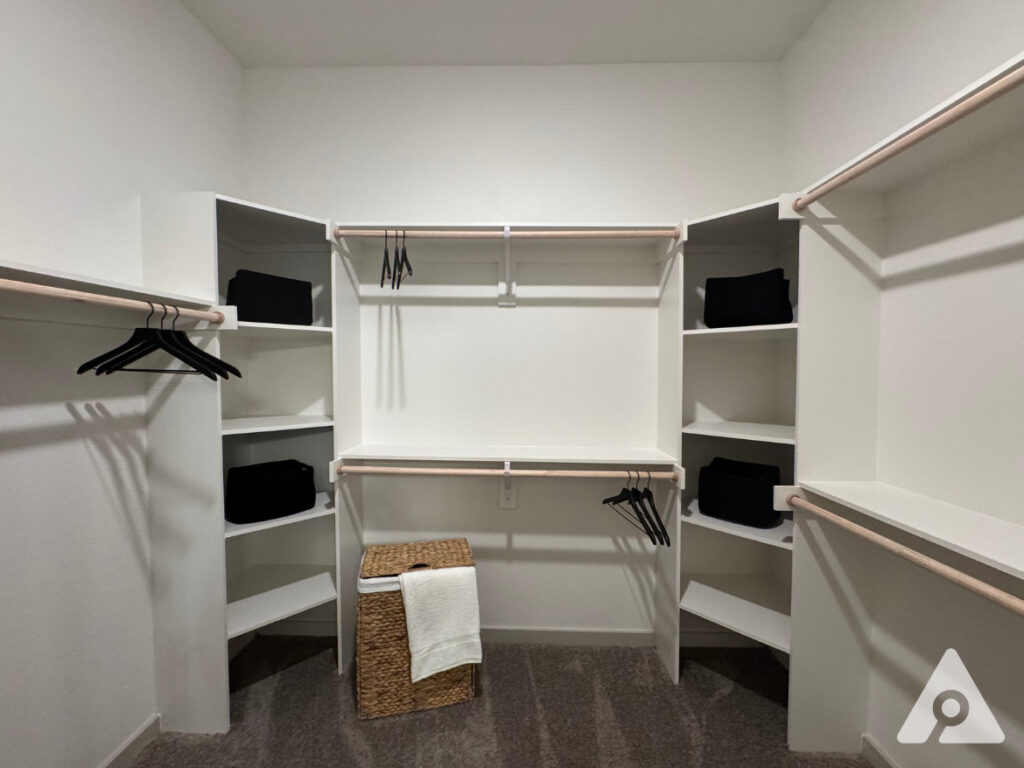 Camp Bowie apartment closet