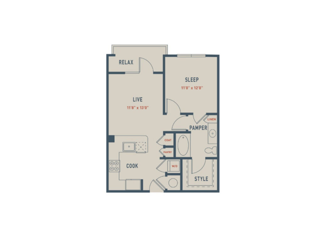 Dallas Apartment Floor Plan