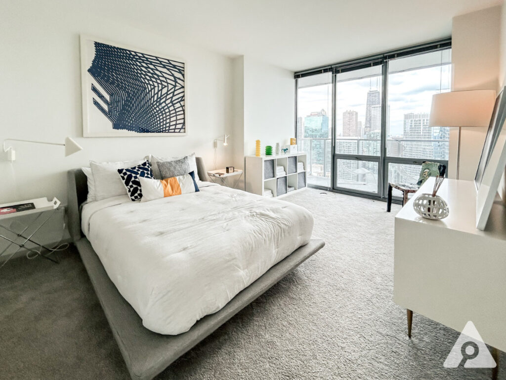 Chicago Apartment bedroom