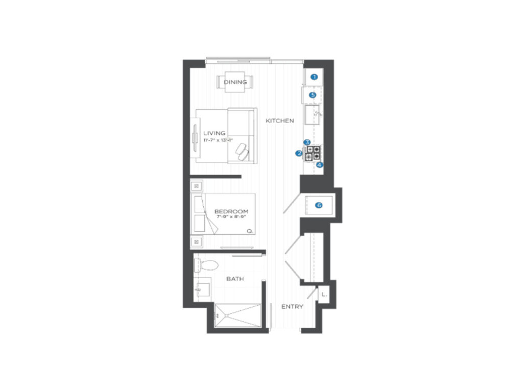 Chicago Apartment floor plan