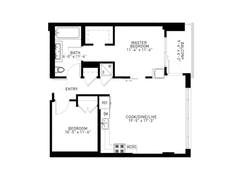Chicago Apartment floor plan