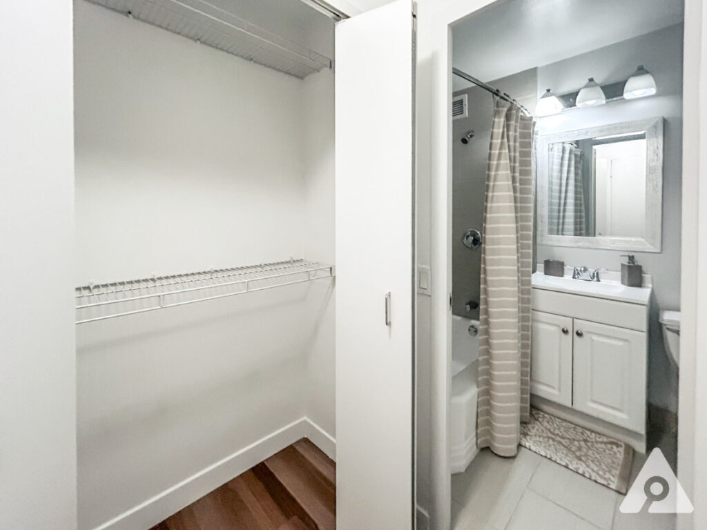 Chicago apartment closet